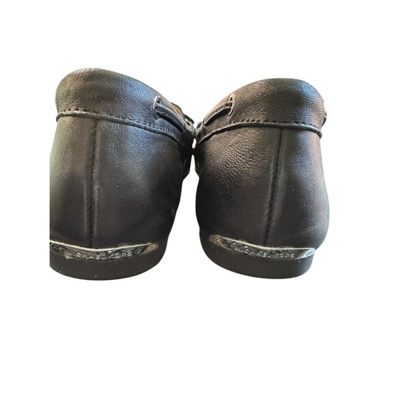 Michael Kors Sutton Moc Leather Loafers Black Size 9M - Picture 10 of 14